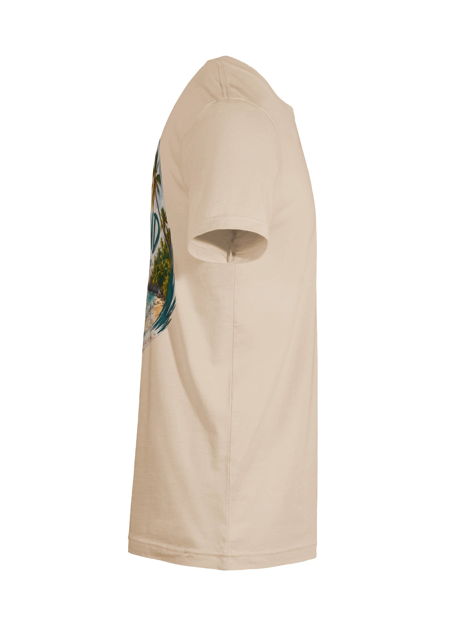 Island State of Mind Tropical Escape Tee - Cream product image (6)