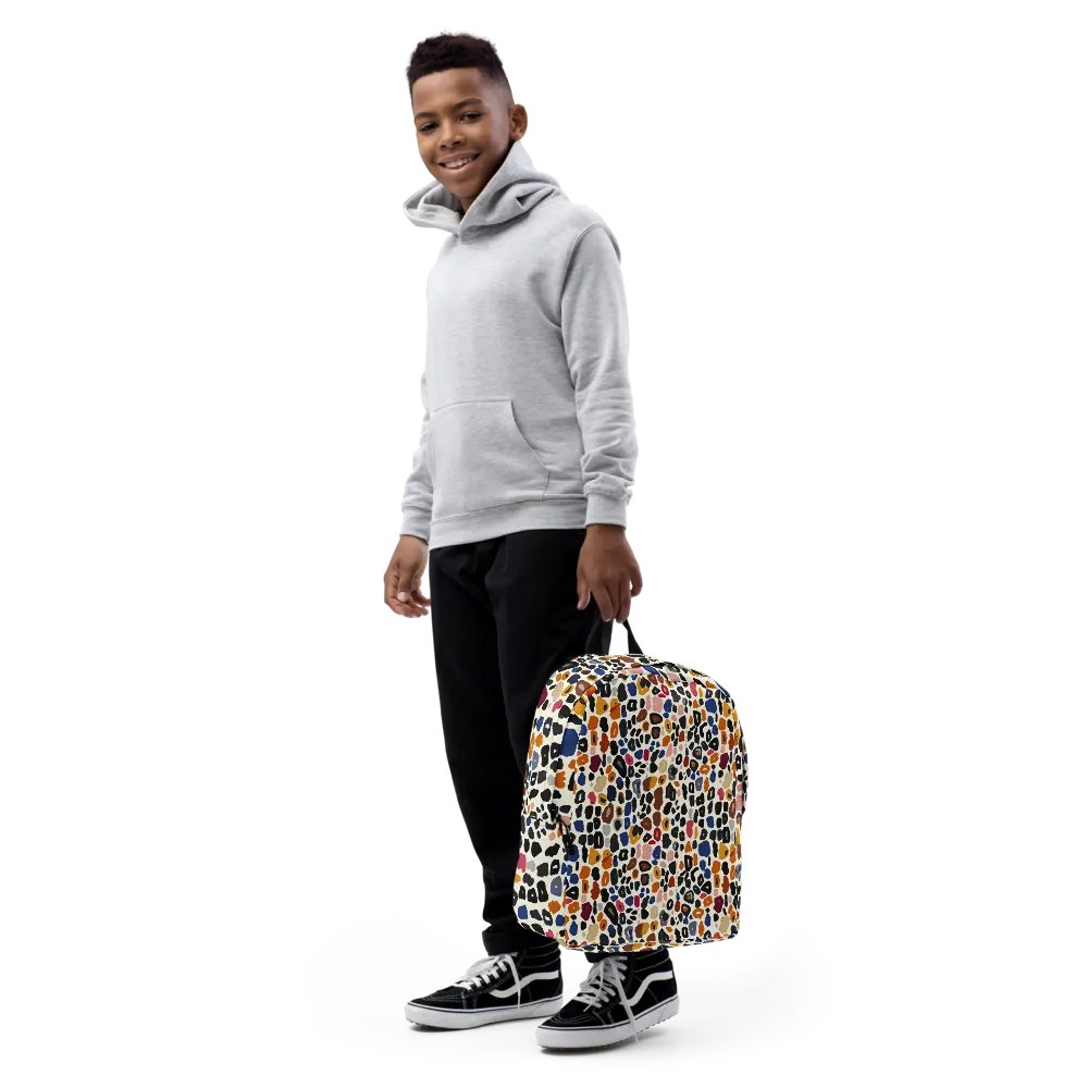 Eclectic Leopard Print Laptop Backpack product image (8)