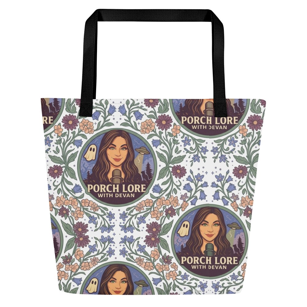 PORCH LORE DEVAN FLORAL LARGE TOTE BAG product image (1)