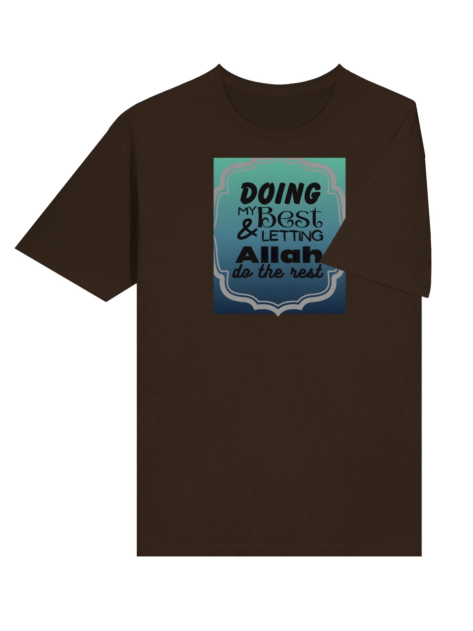 'Doing My Best Letting Allah Do the Rest' T-Shirt product image (6)