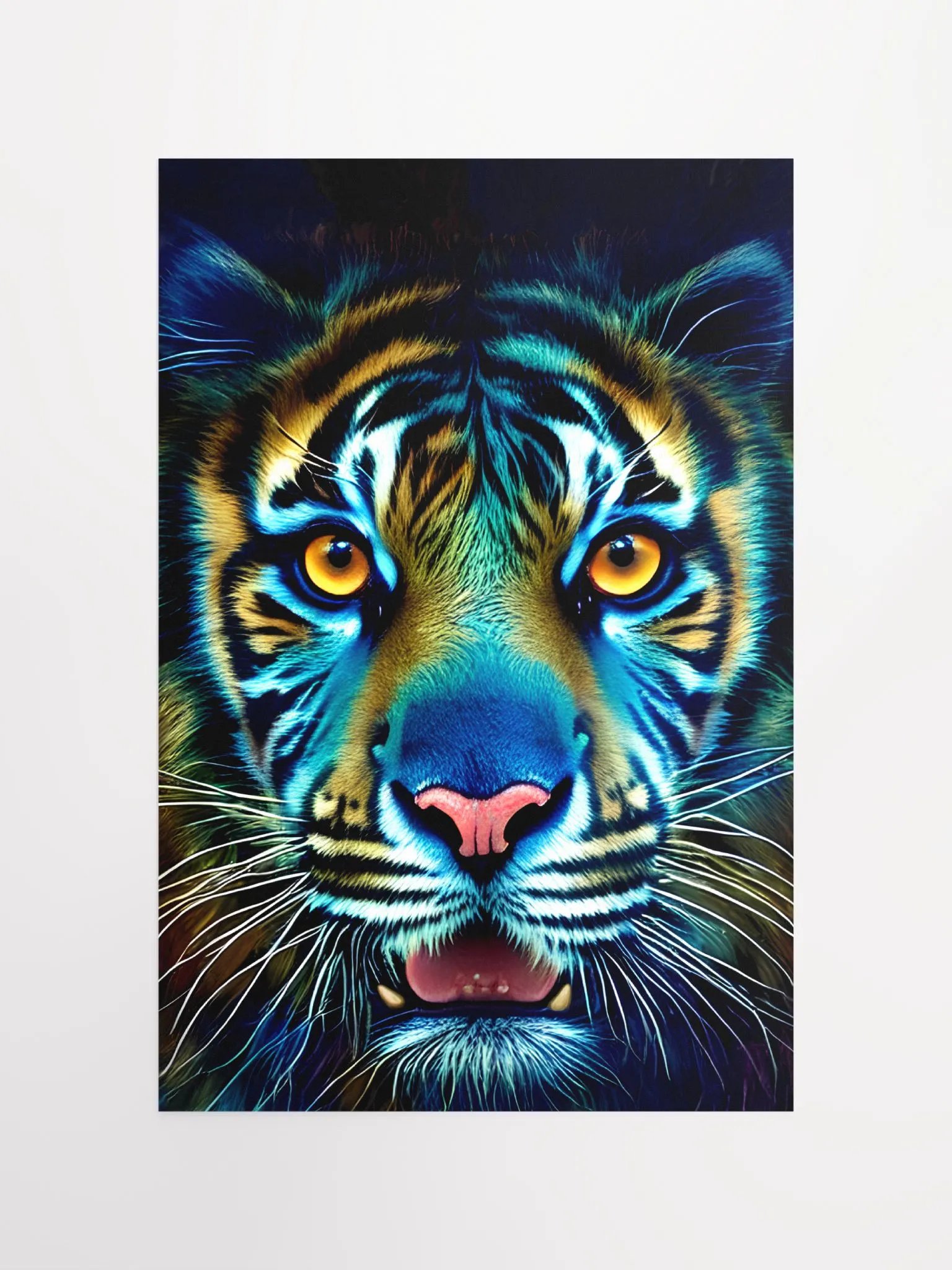 Sapphire Gaze - Fierce Tiger Poster product image (10)