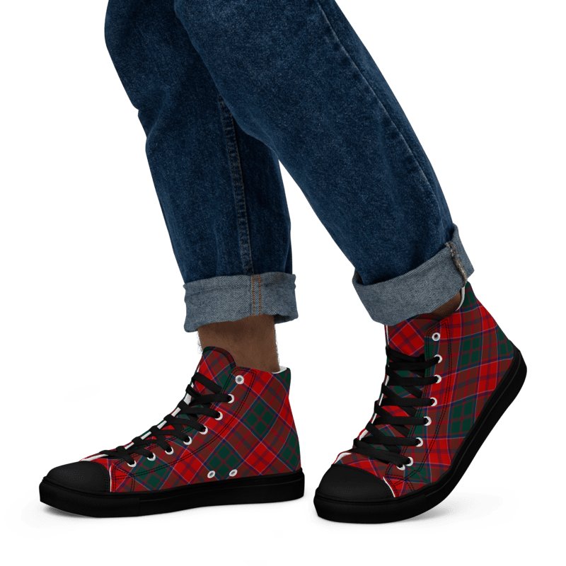 Grant Tartan Men's High Top Shoes product image (5)