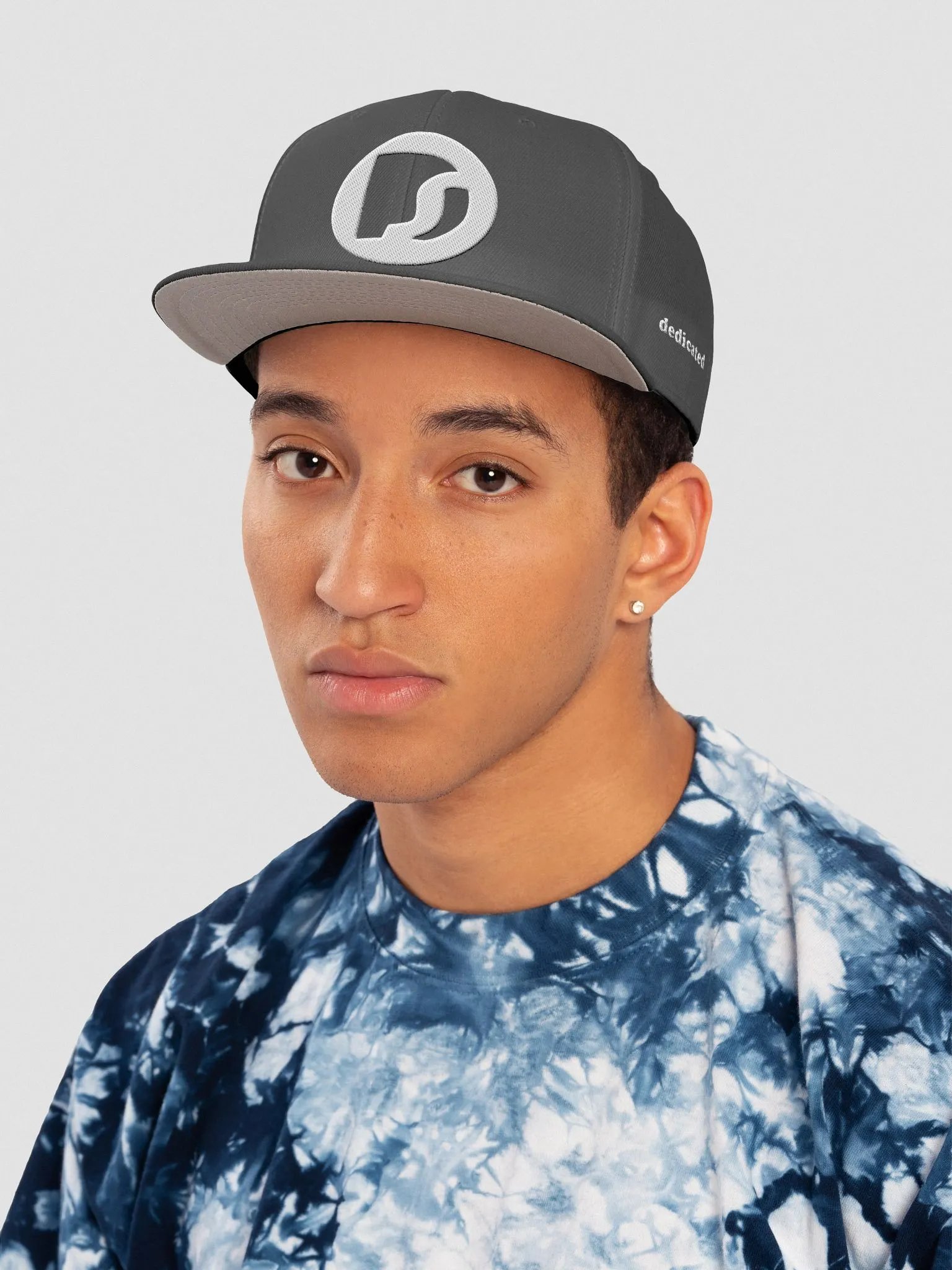 Dedicated Snapback White/Charcoal Grey product image (6)