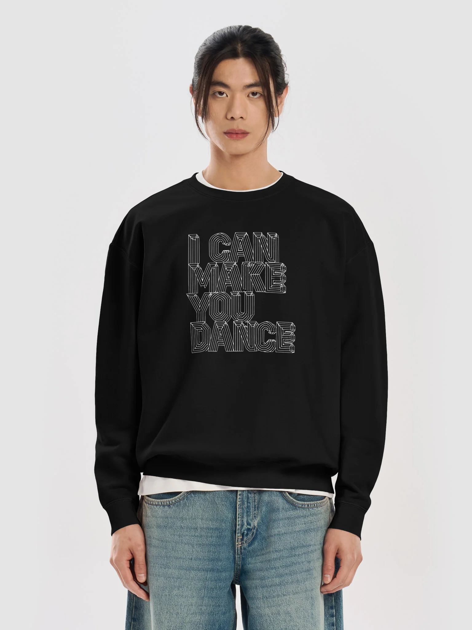 I CAN MAKE YOU DANCE (Unisex Garment-Dyed Fleece Crewneck Sweatshirt) product image (1)
