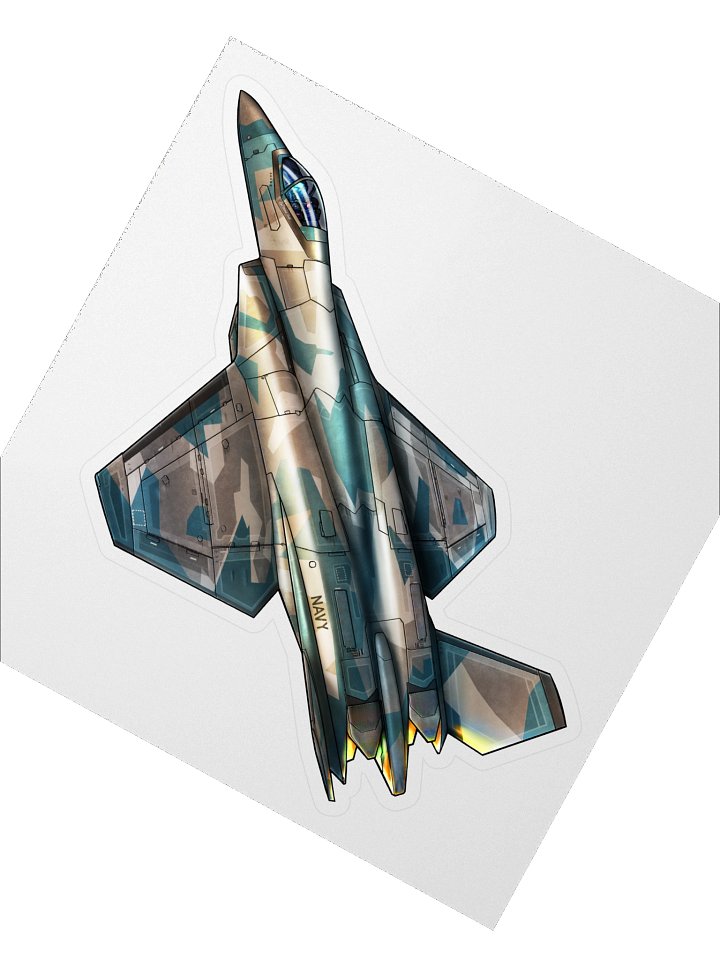 Ifrit - Navy Splinter (5.5 inch Sticker) product image (2)