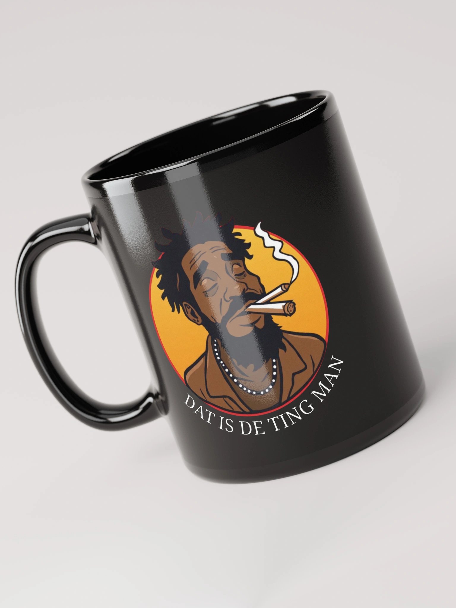 Dat is de Ting Man Smoking Weed Funny Coffee Cup product image (3)
