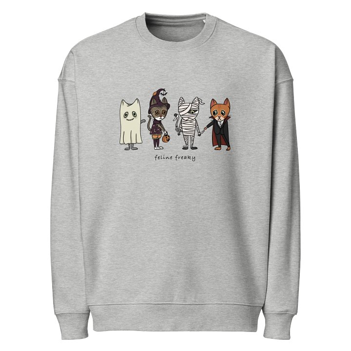 Feline Freaky Oversized Crewneck product image (1)
