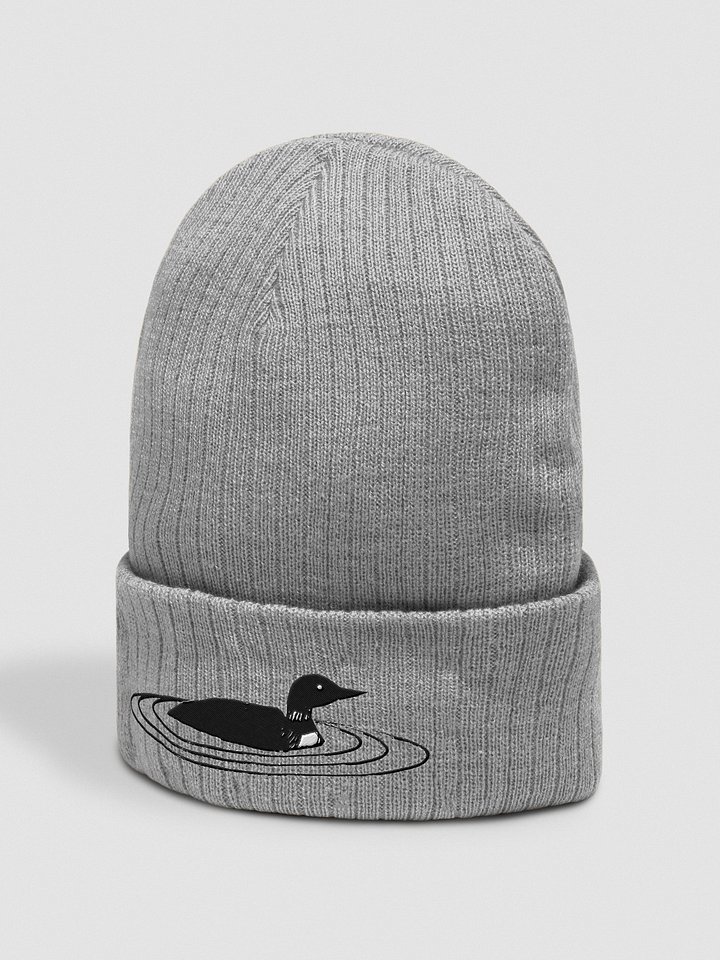 Loon Silhouette Gray Beanie product image (2)