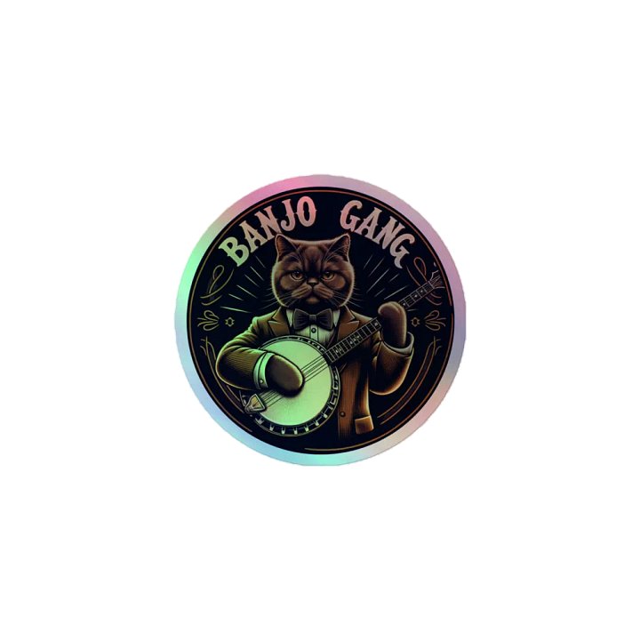 BANJO GANG - HOLOGRAPHIC STICKER (3