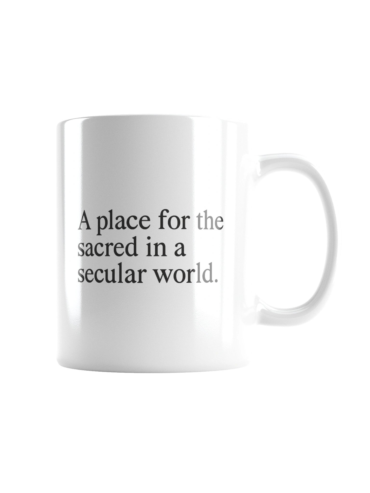 Sacred in Secular World Coffee Mug product image (2)