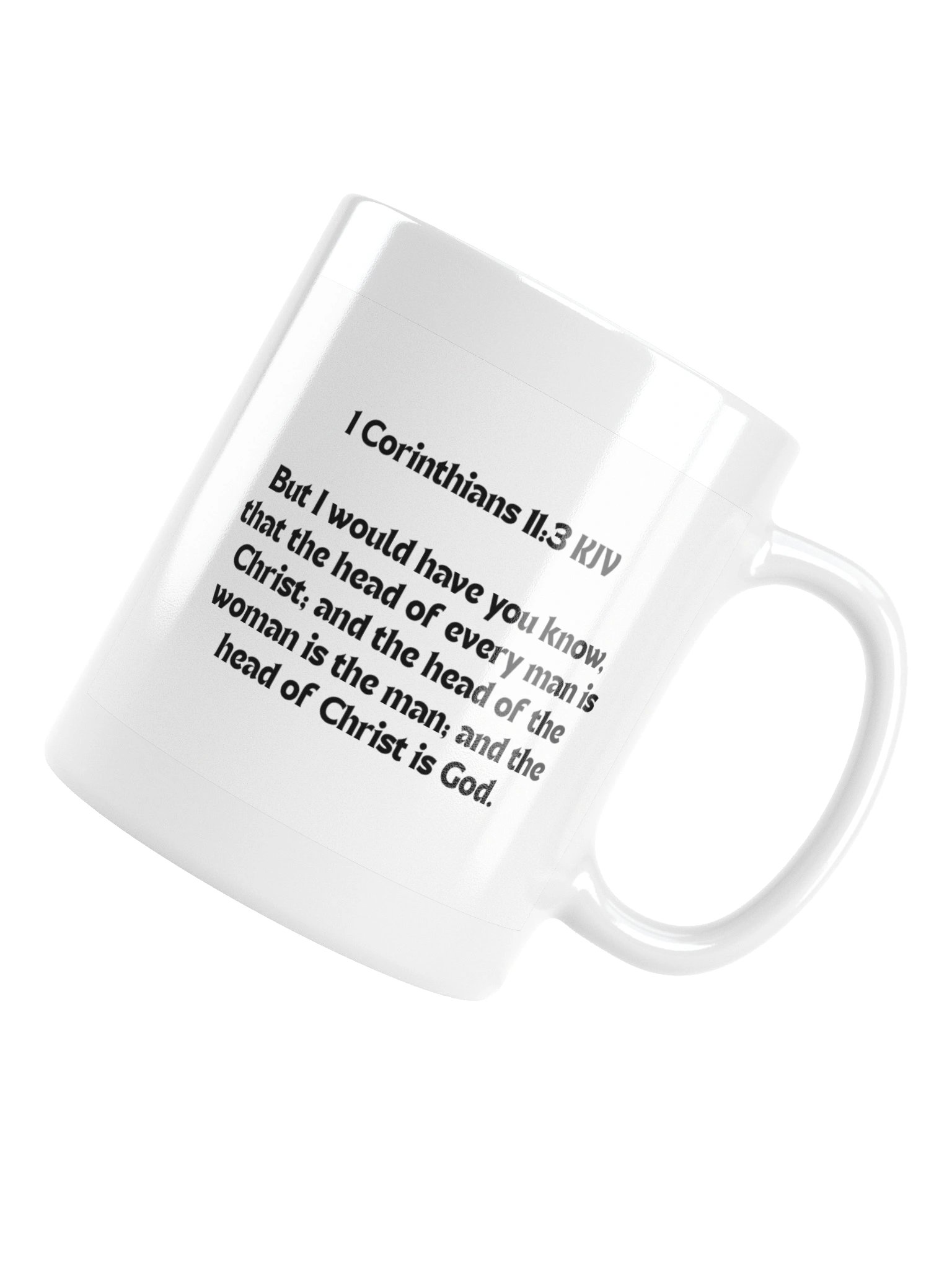 It's God's Plan - Mug - 1 Corinthians 11:3 KJV product image (6)