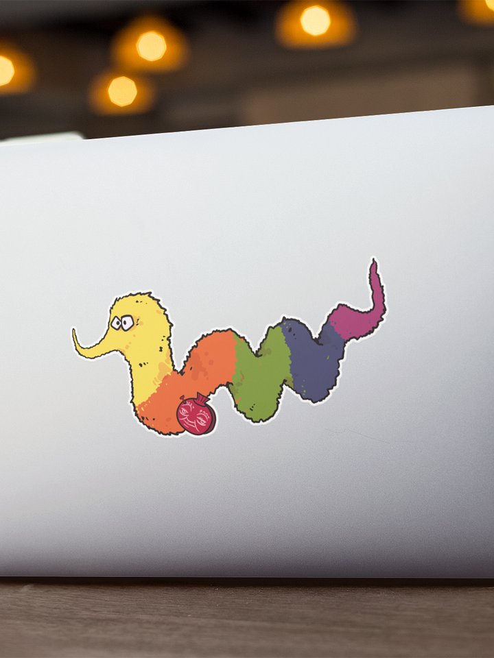 Inch Worm bubble free stickers product image (1)