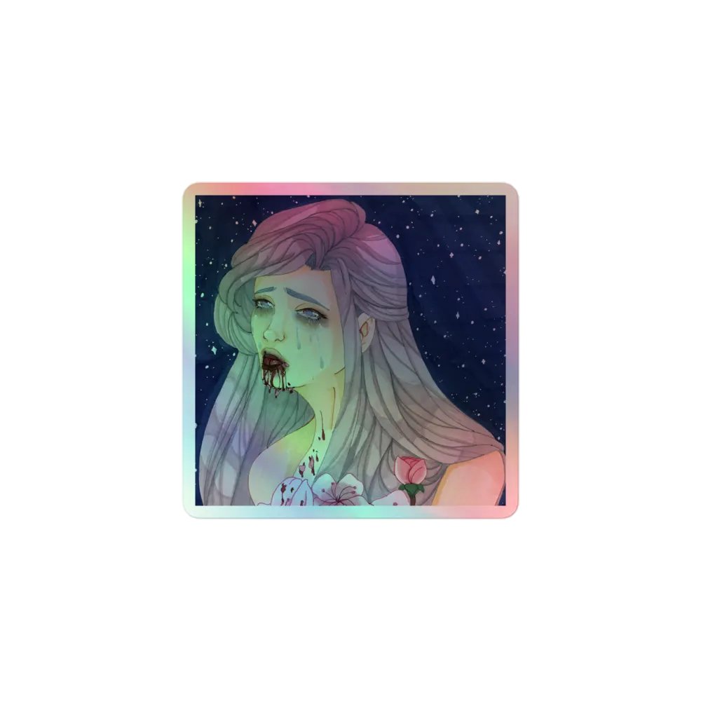 Hanahaki Holo Sticker product image (1)