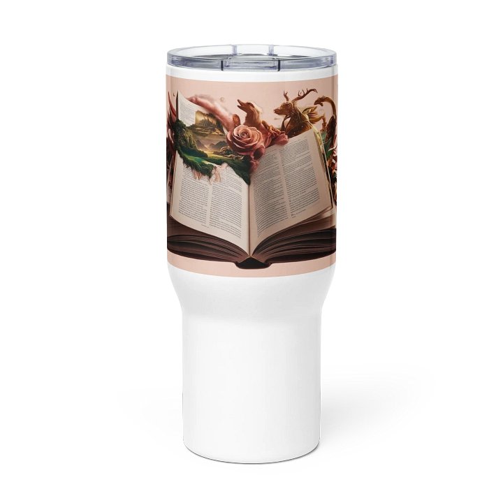 Novel Concepts Publishing – Romantasy Realms Travel Mug (Blush) product image (3)