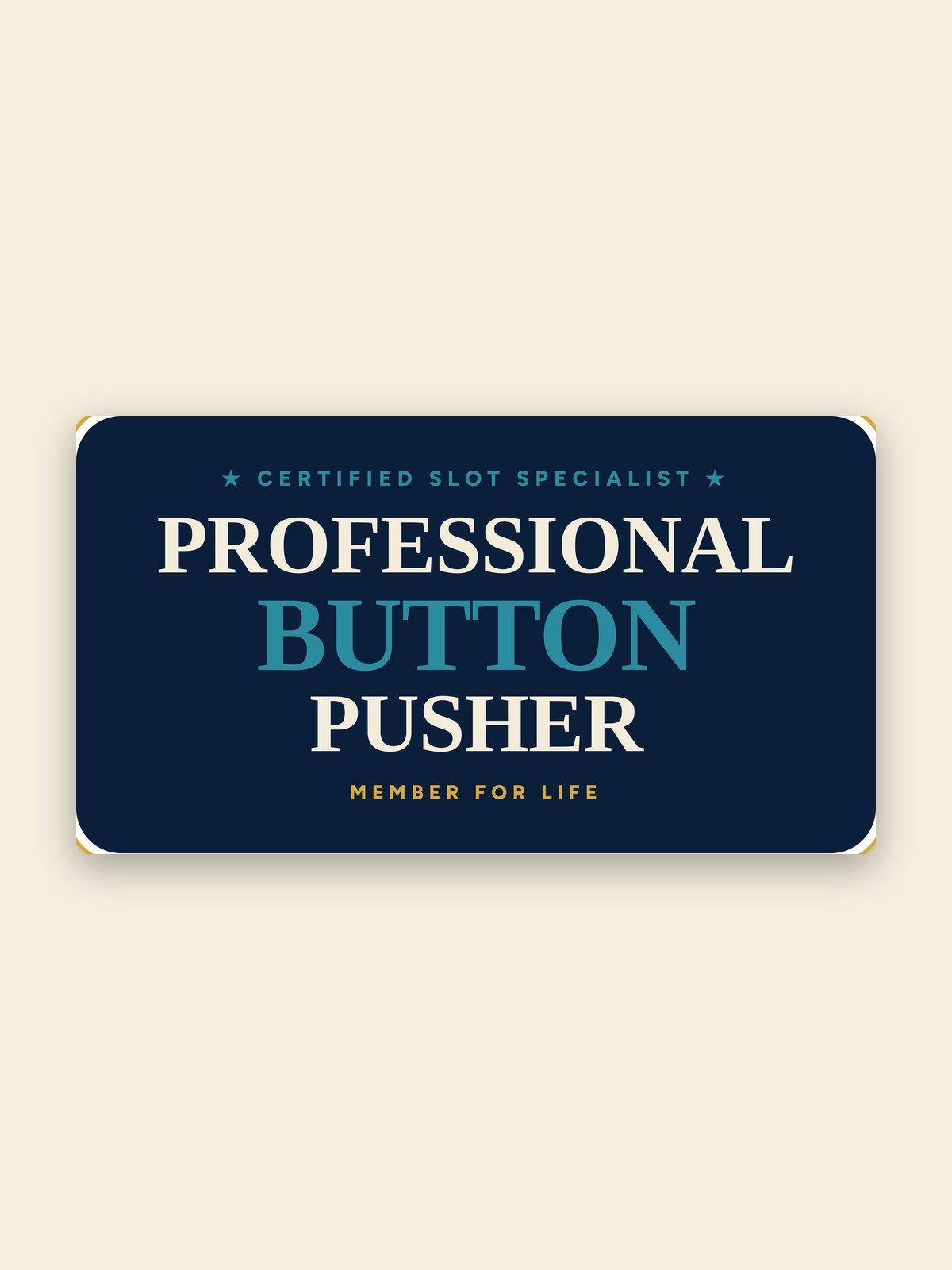 Professional Button Pusher Sticker product image (1)