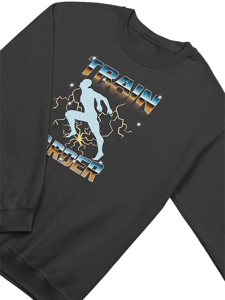 Train Harder Runner Lightning Stride Crewneck Sweatshirt product image (2)