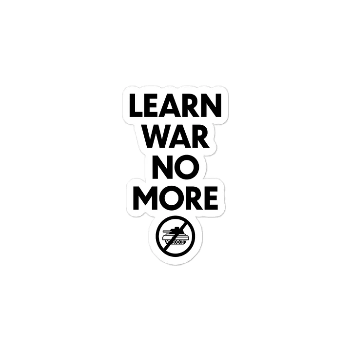 Learn War No More (Sticker) product image (2)
