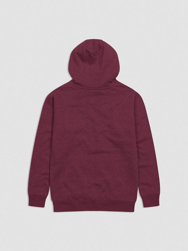 Black Rose Beauty Embroidered Hoodie "Maroon" product image (2)