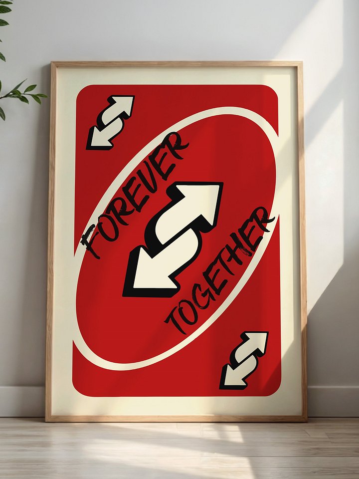 Forever Together Wall Art Red product image (1)