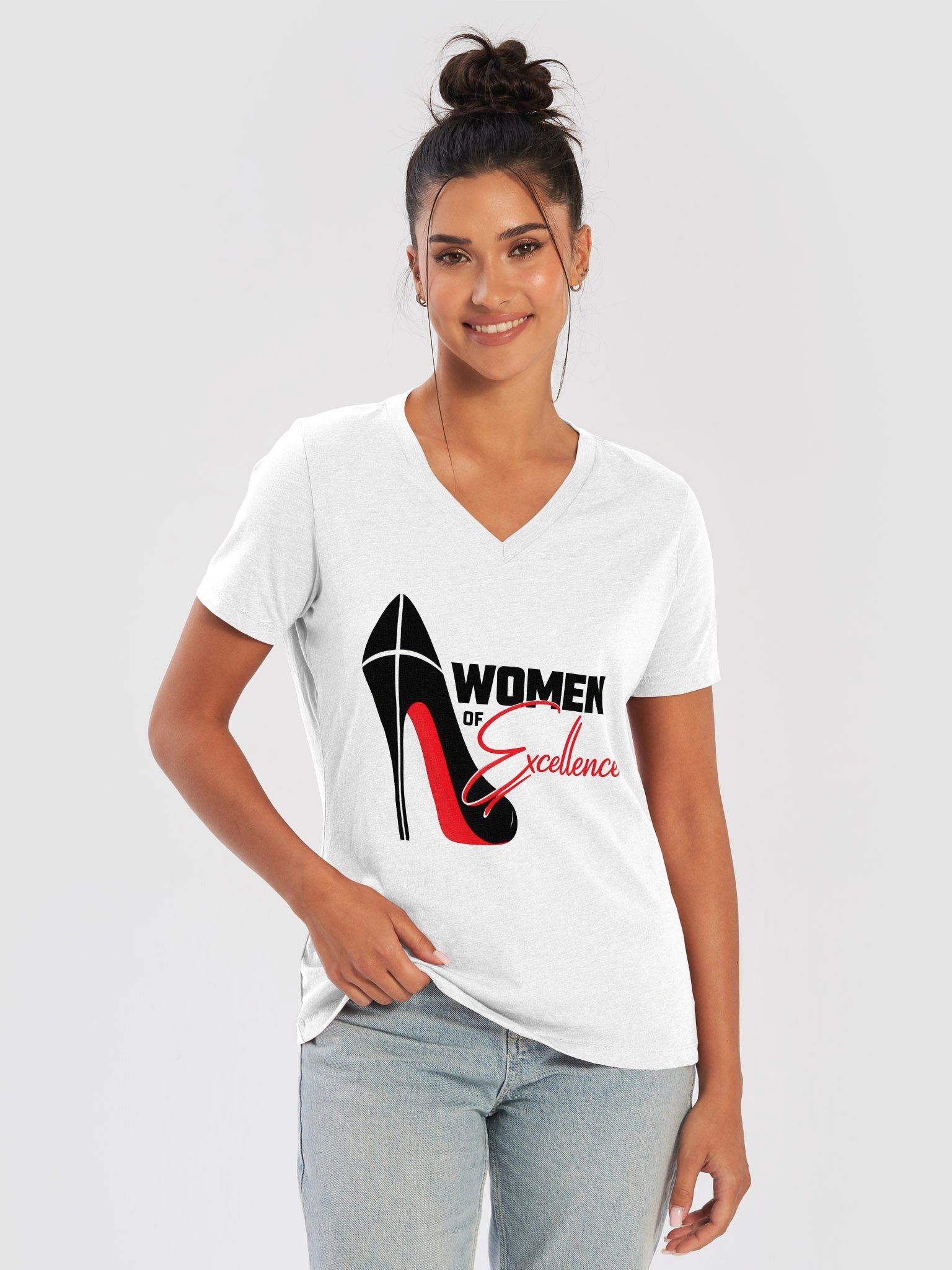 V Neck T-Shirt - Women’s Fitted Tee product image (9)