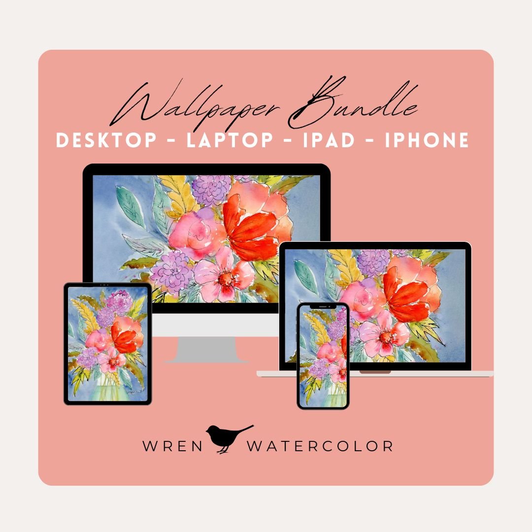 Color Me Fun Digital Wallpaper Bundle product image (1)