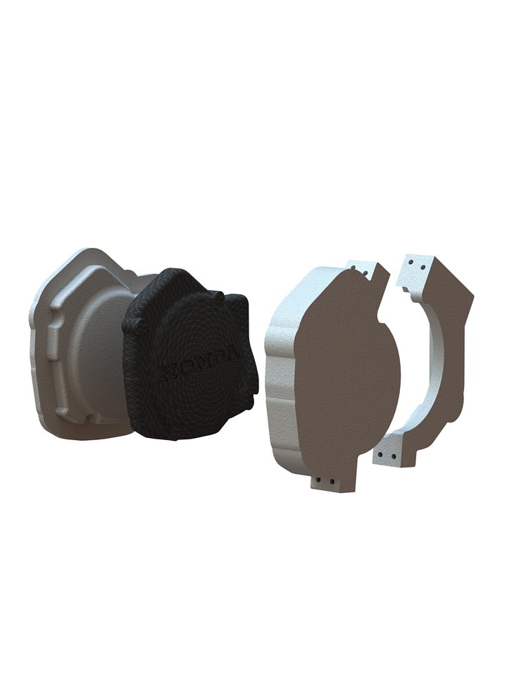 Carbon Fiber IGNITION COVER - Honda CR125 2002 | digital diy project product image (2)