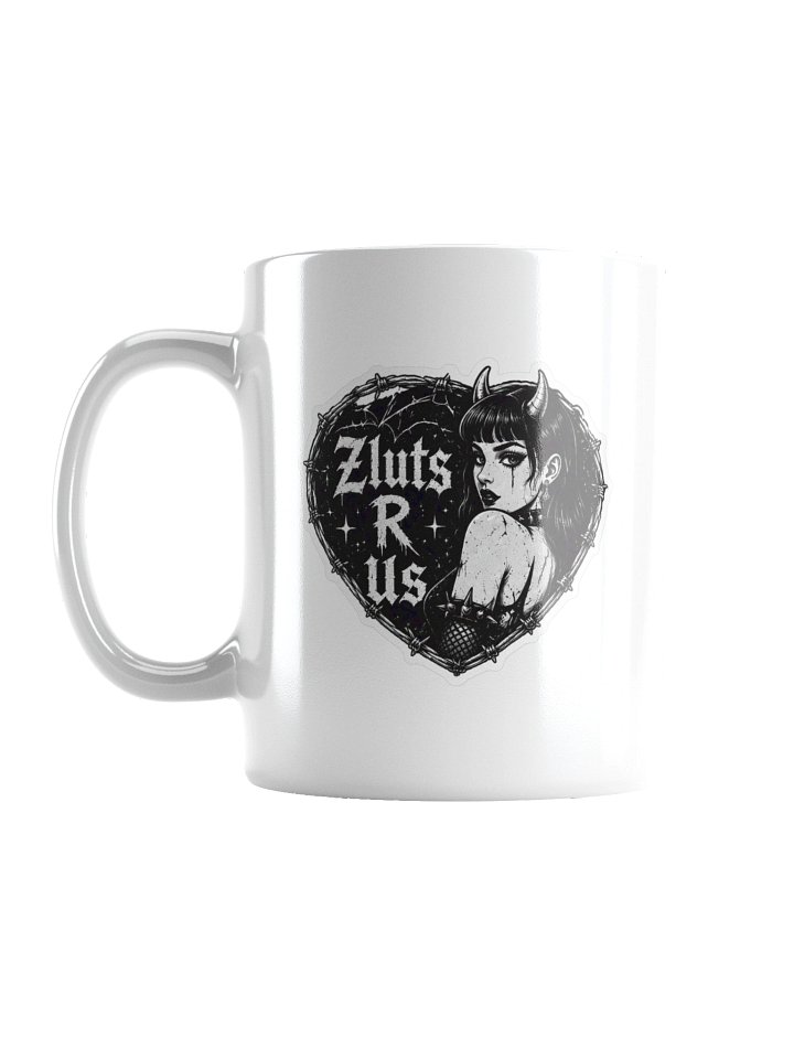 Z's Zluts R Us Girl Cup White. product image (1)