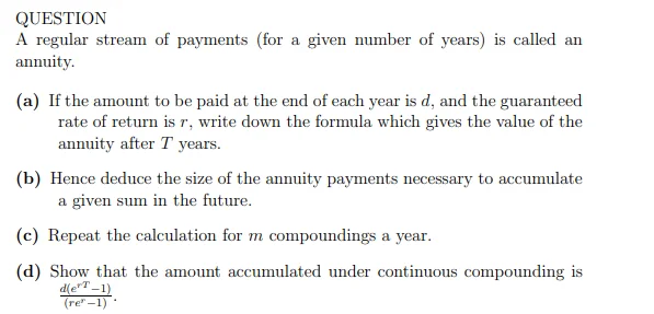 TD - Annuity and continuous compounding product image (1)