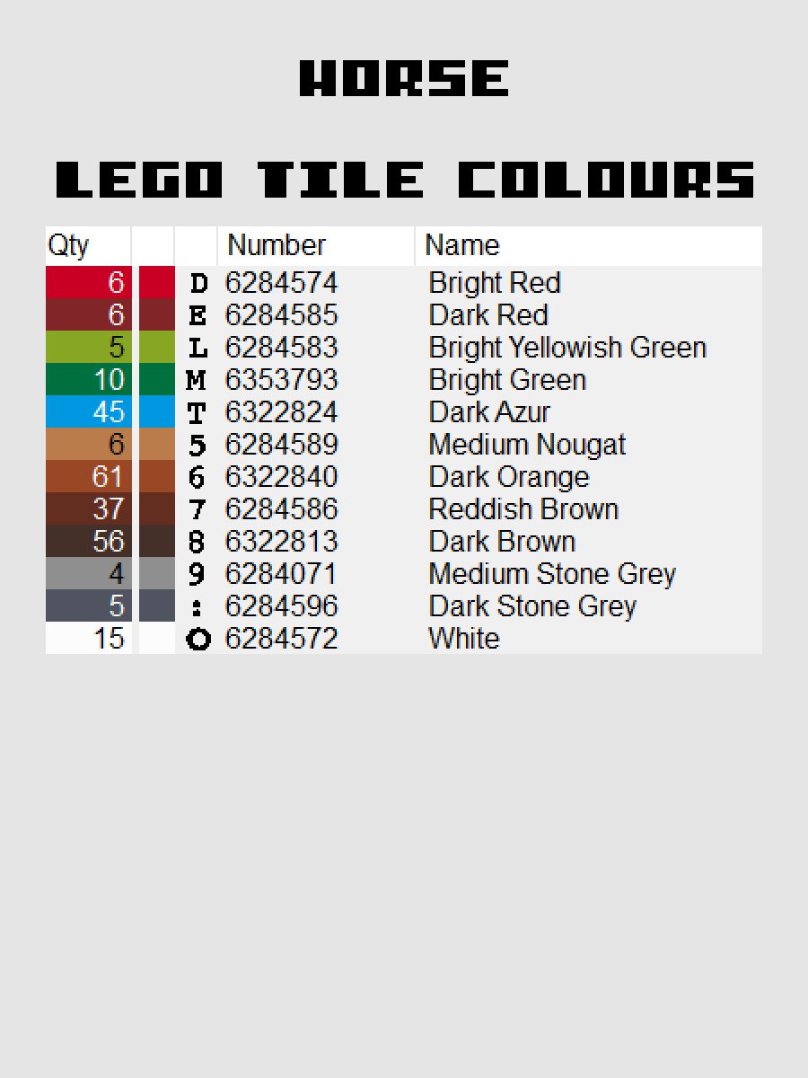 Horse Pixel Art product image (5)