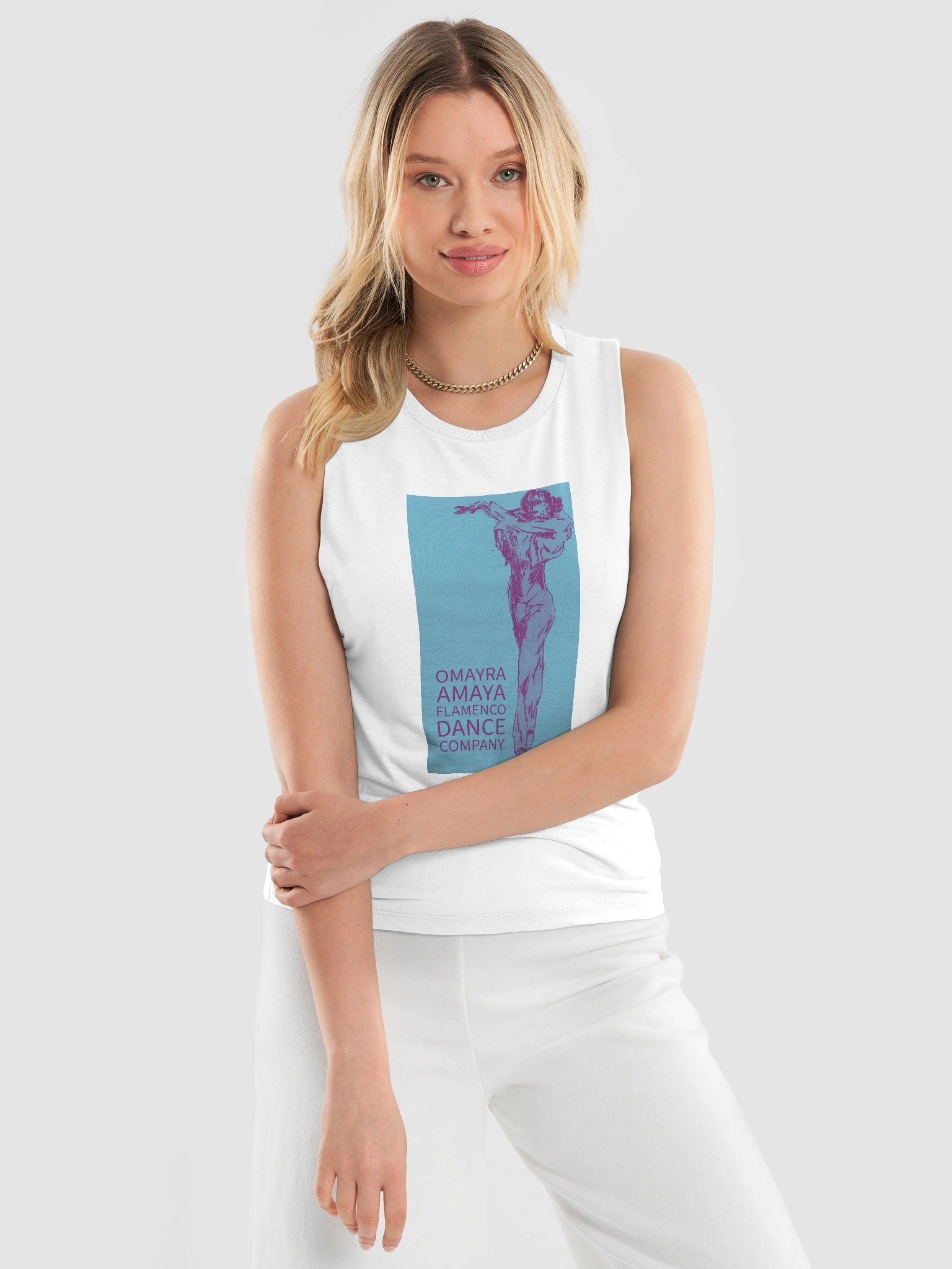 "Carmen" Studio Sleeveless Blue/Purple product image (1)