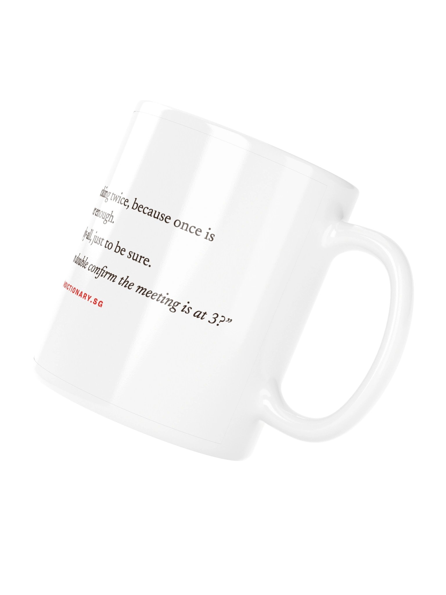 double confirm Mug product image (4)