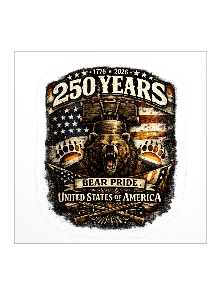 Limited Edition - Bear Pride 250 Celebration Sticker product image (1)