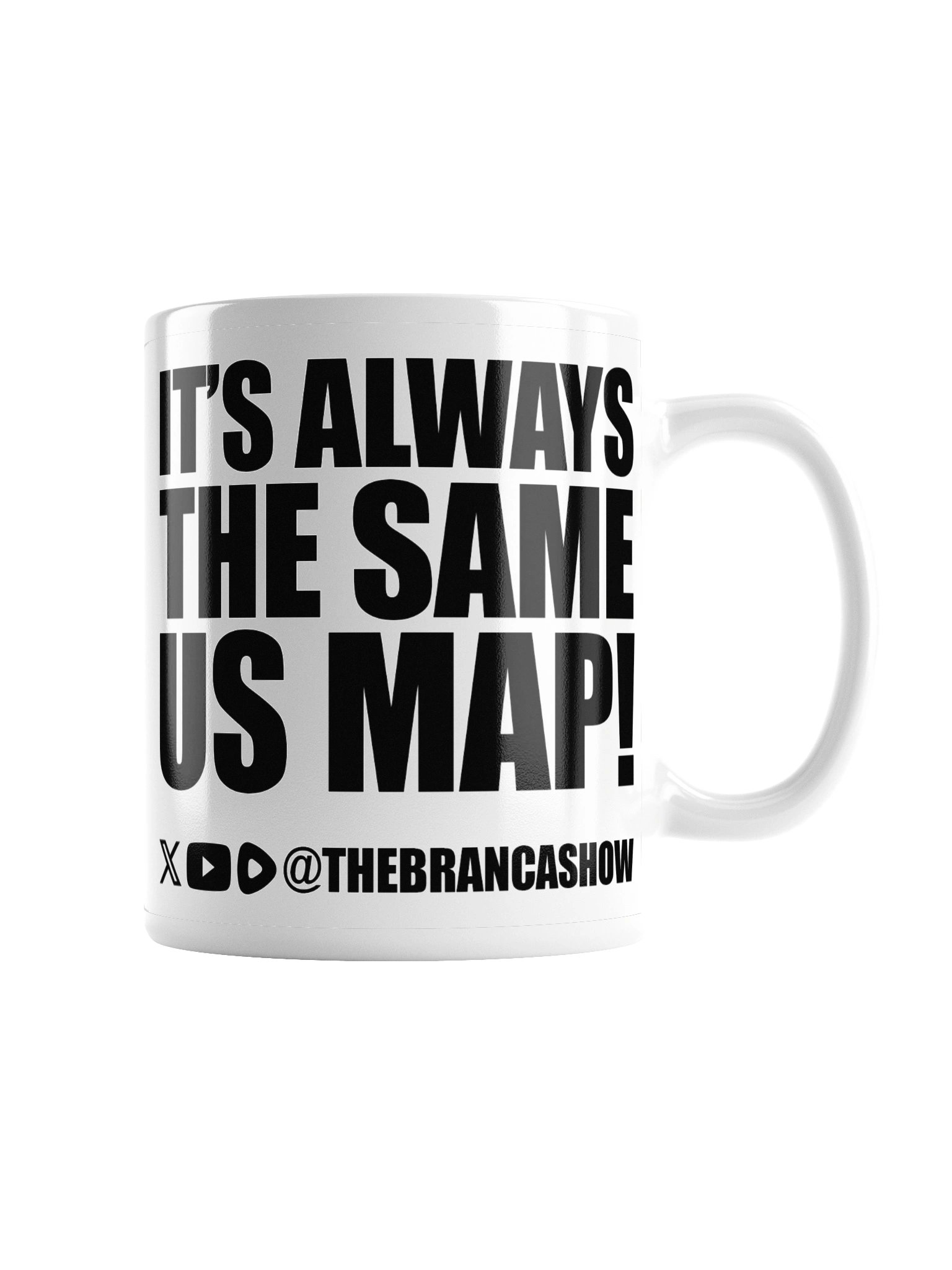 "Always the Same US Map" Mug (W) product image (8)