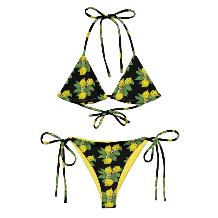 Lemon Love Black Bikini Set product image (1)