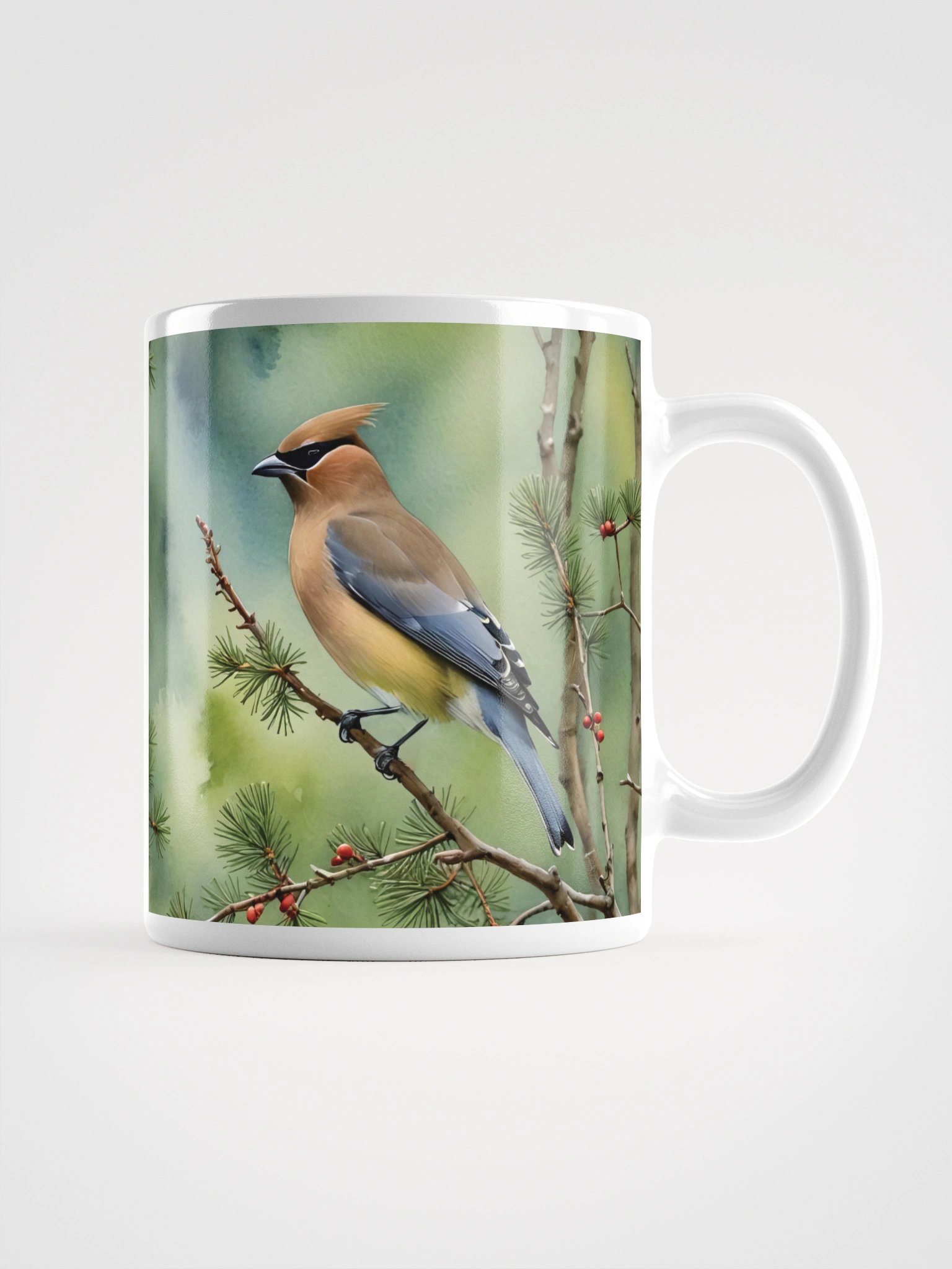 Cedar Waxwing Mug product image (3)