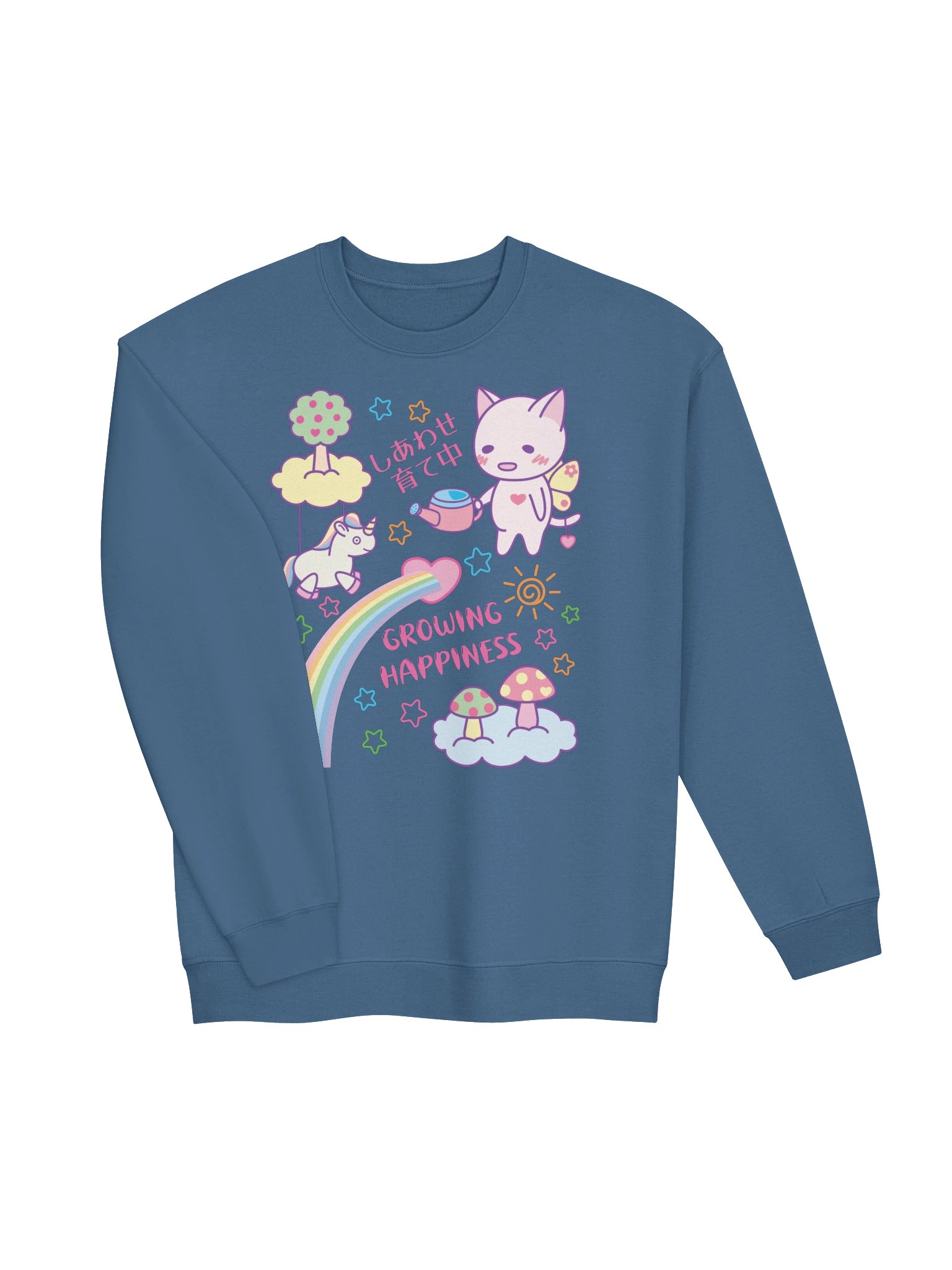 Happy Butterfly Cat - Unisex Adult Sweatshirt product image (2)