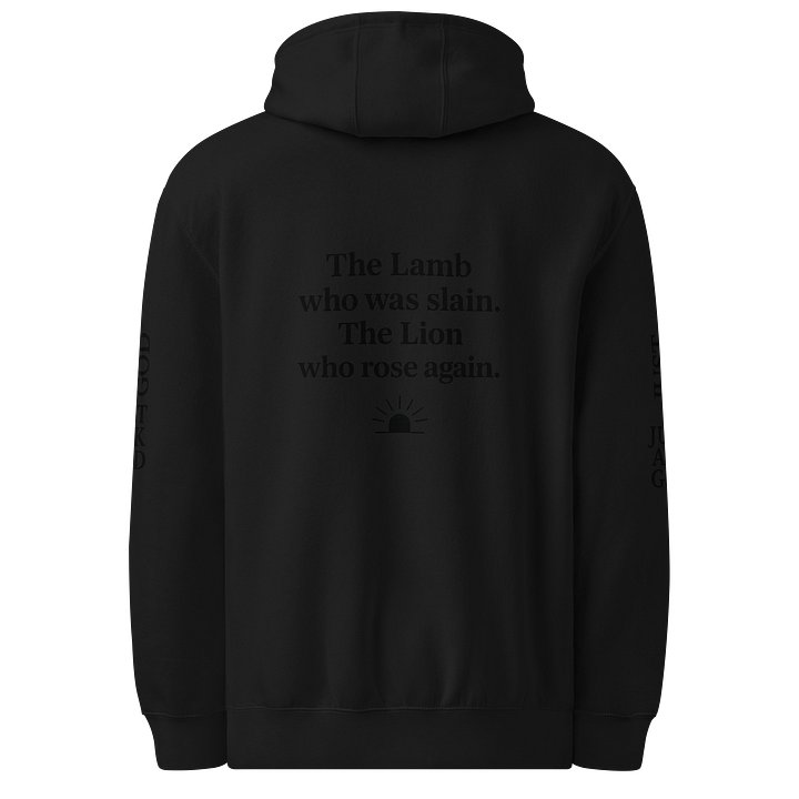 Lamb & Lion Split Face Premium Hoodie product image (8)