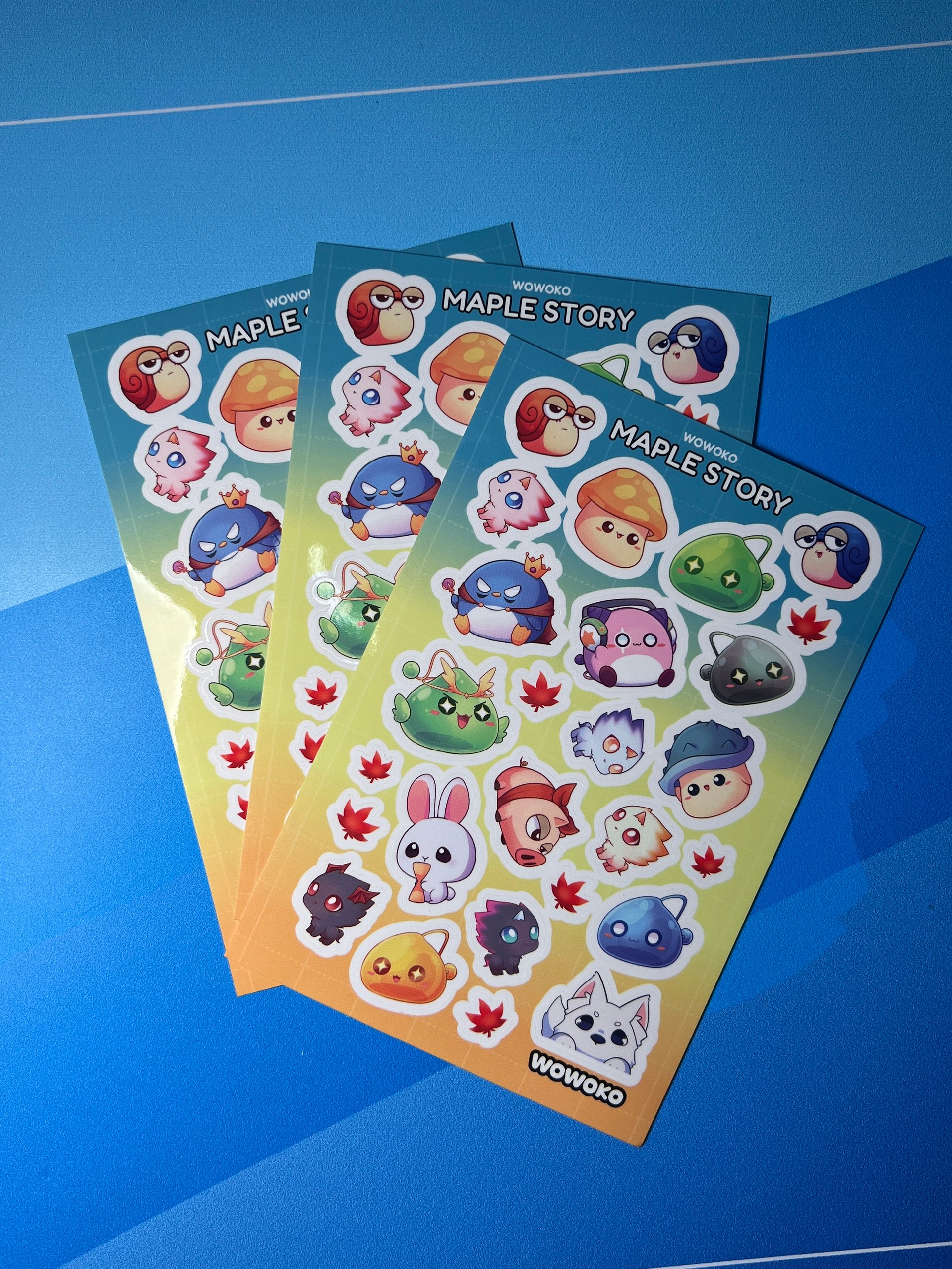 WoWoKo x Potato Fighters - Maplestory - Sticker Sheet product image (2)