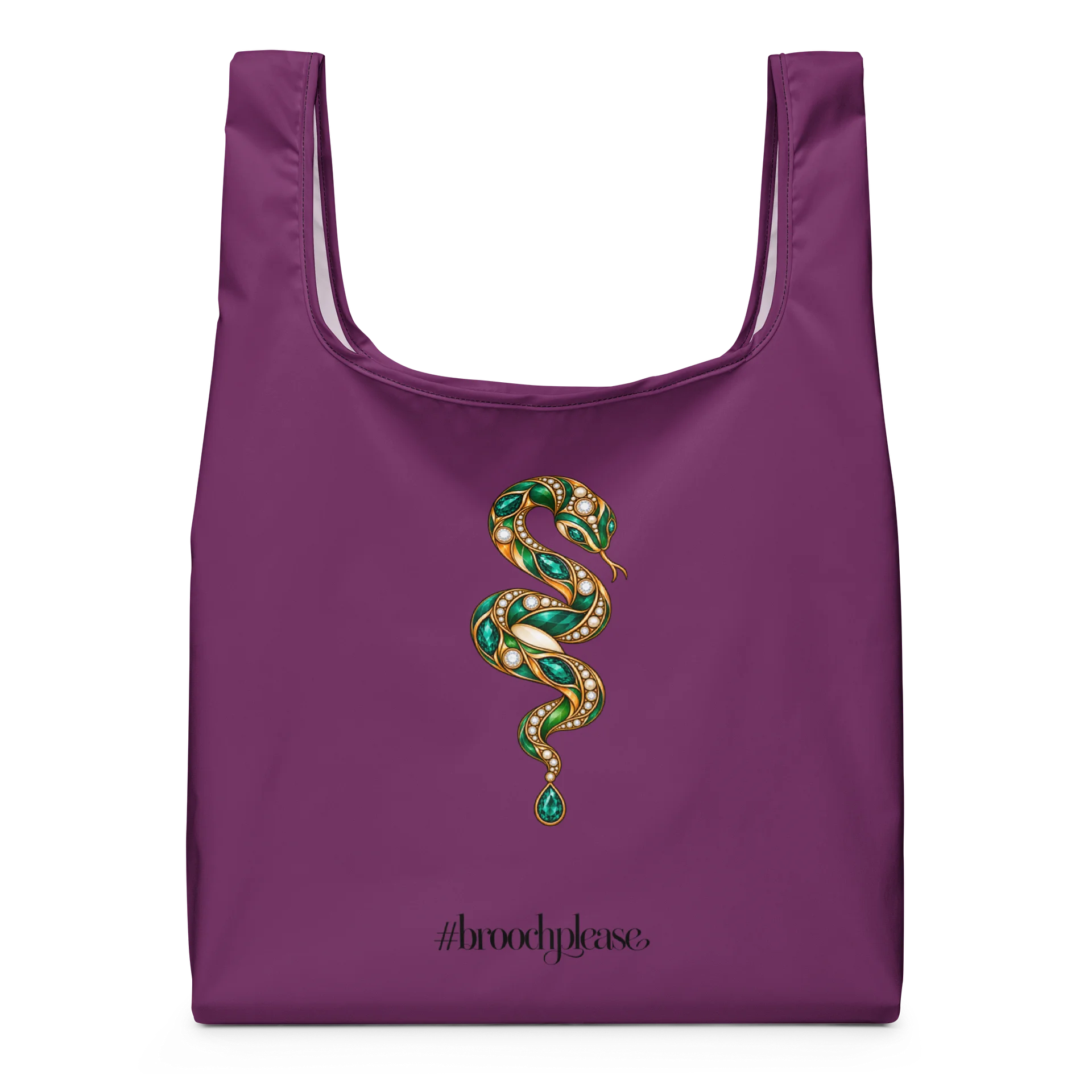 Snake Brooch Shopping Bag product image (3)