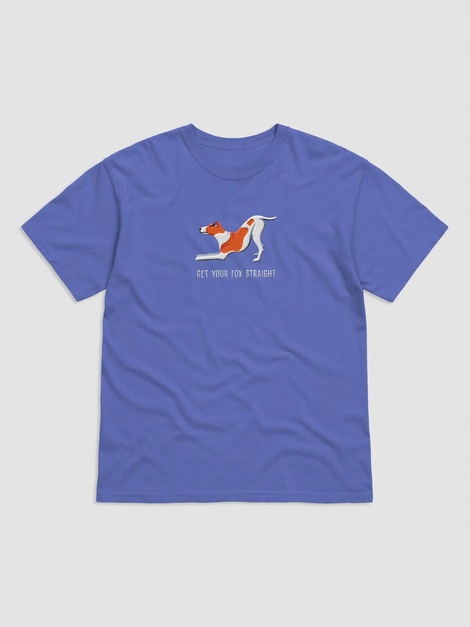 Get Your Fox Straight T-Shirt(Embroidered) of a Smooth Fox Terrier(Red & White) product image (4)