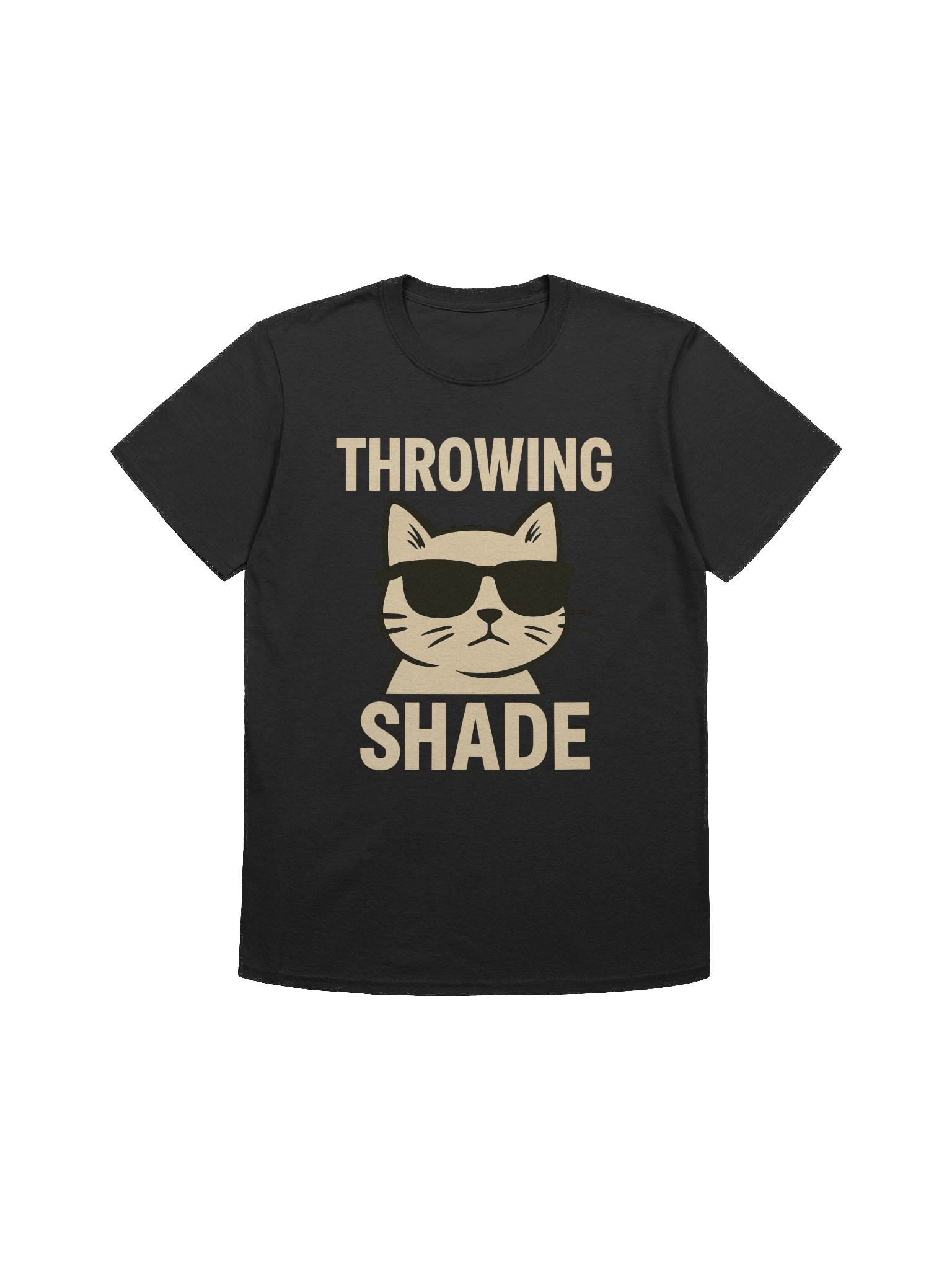 Throwing Shade Cat Meme T-Shirt – Funny Sunglasses Graphic Tee product image (1)