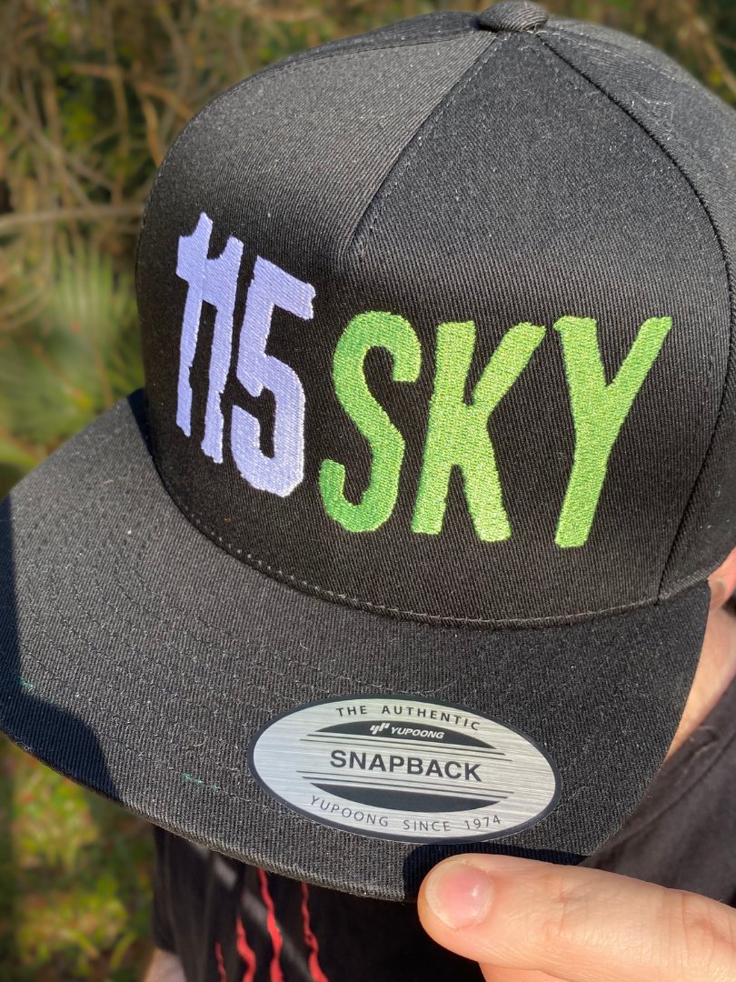 115SKY Flat Snapback Cap product image (2)