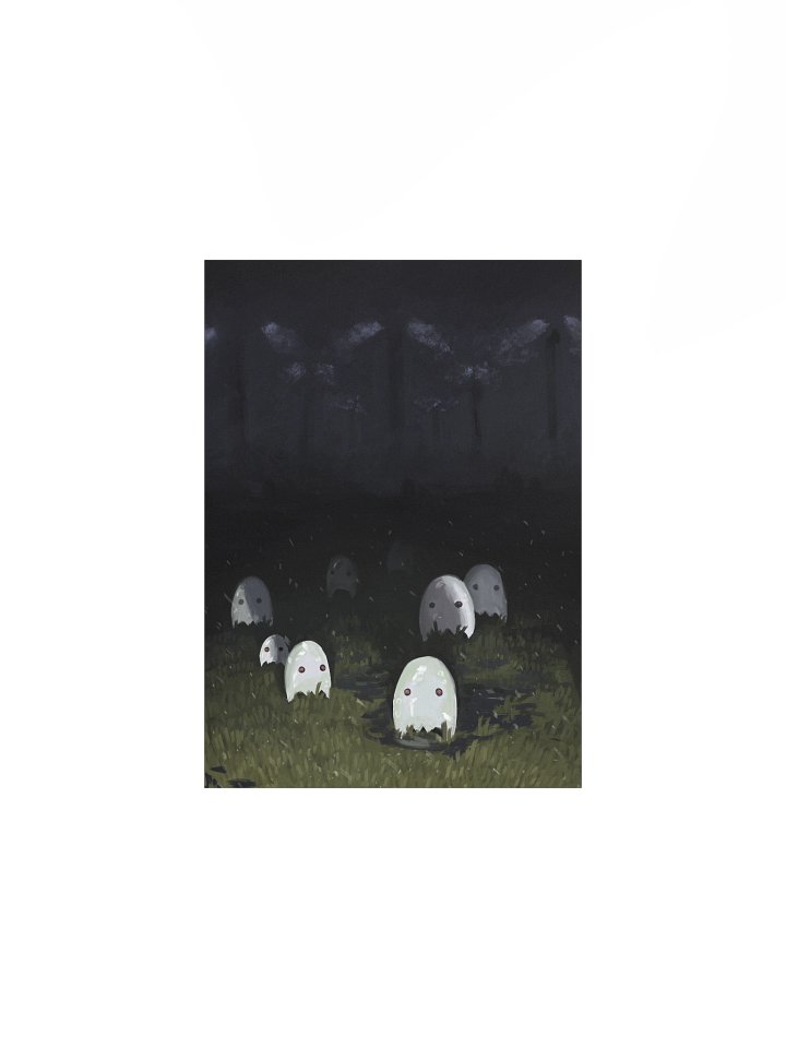 Ghost Matte Poster product image (1)