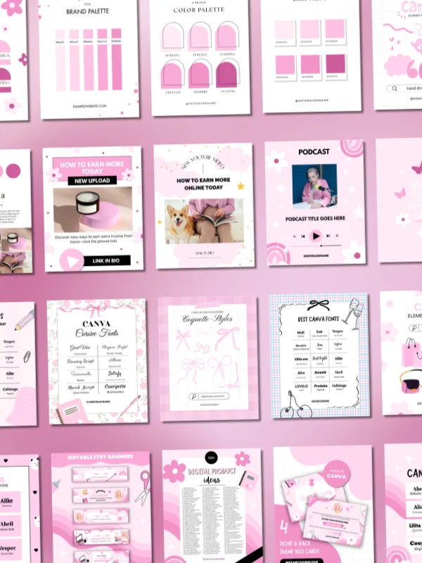 MRR/PLR Instagram Templates for Digitals product image (2)