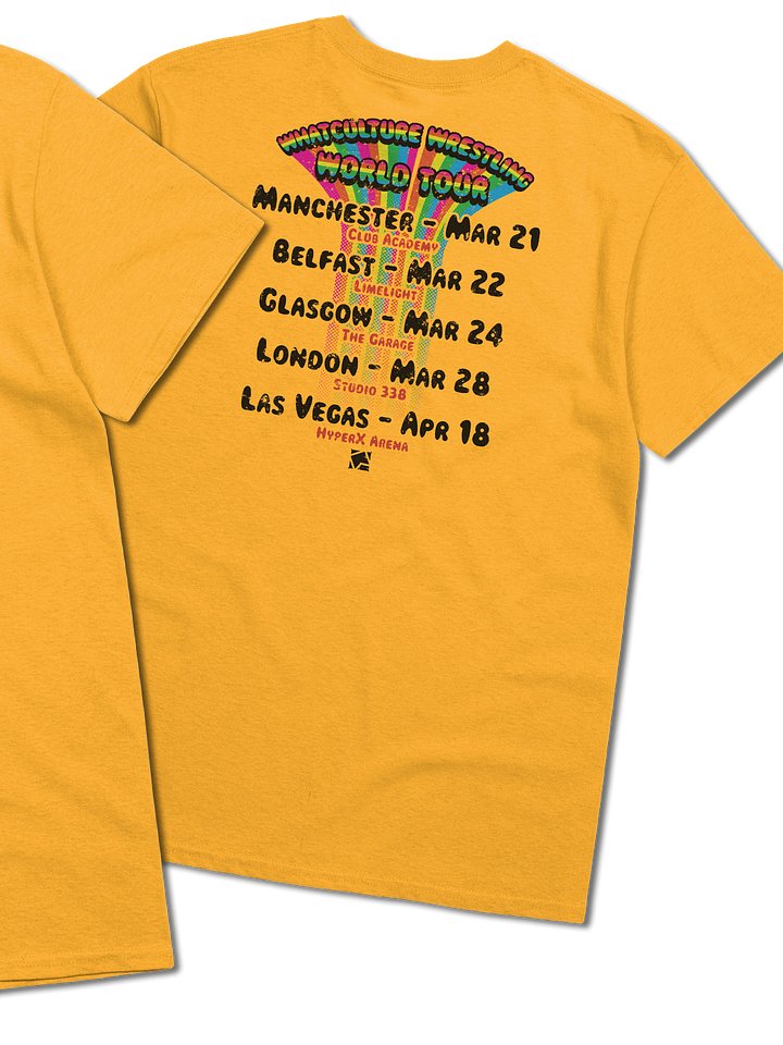 WhatCulture Wrestling World Tour T-Shirt product image (2)