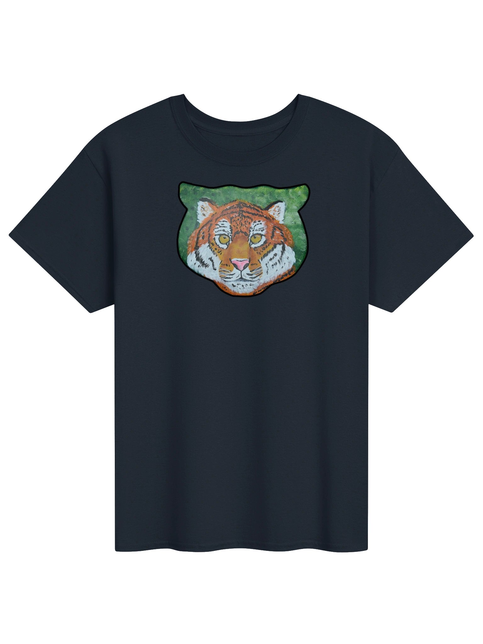 Tiger Portrait Painting Print - Gildan Tee product image (41)