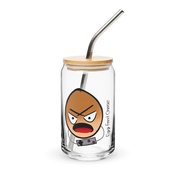 EggFriedCheese Drinking Glass (16oz) product image (2)