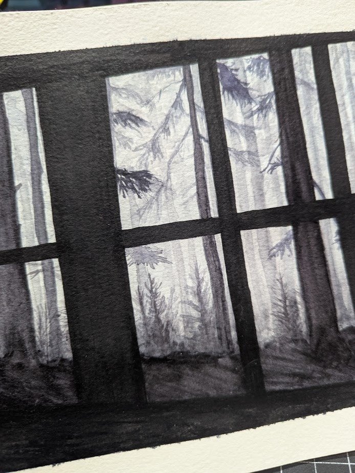 Original Art - Dark Window product image (2)
