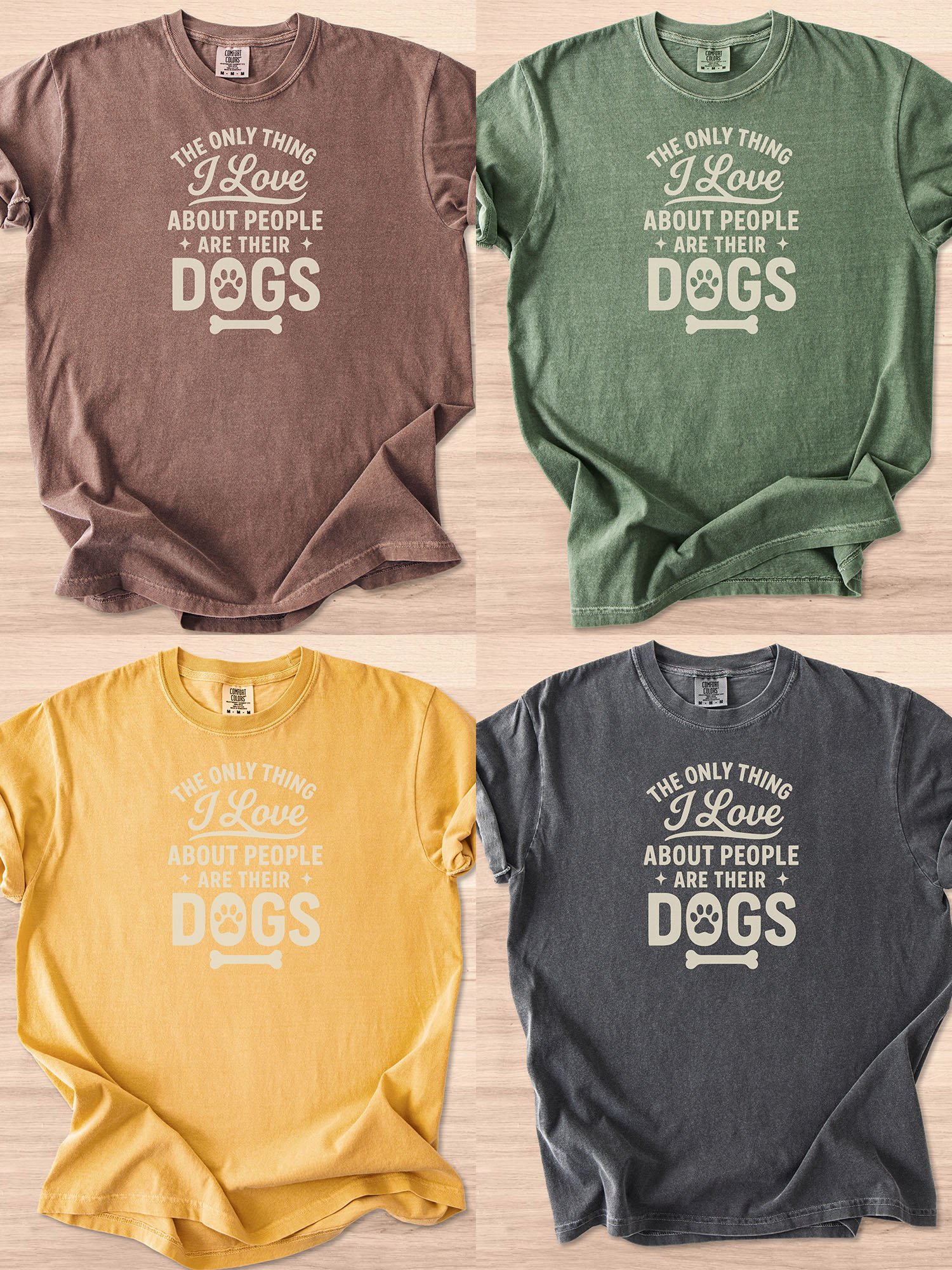 The Only Thing I Love About People Are Their Dogs Tee product image (4)