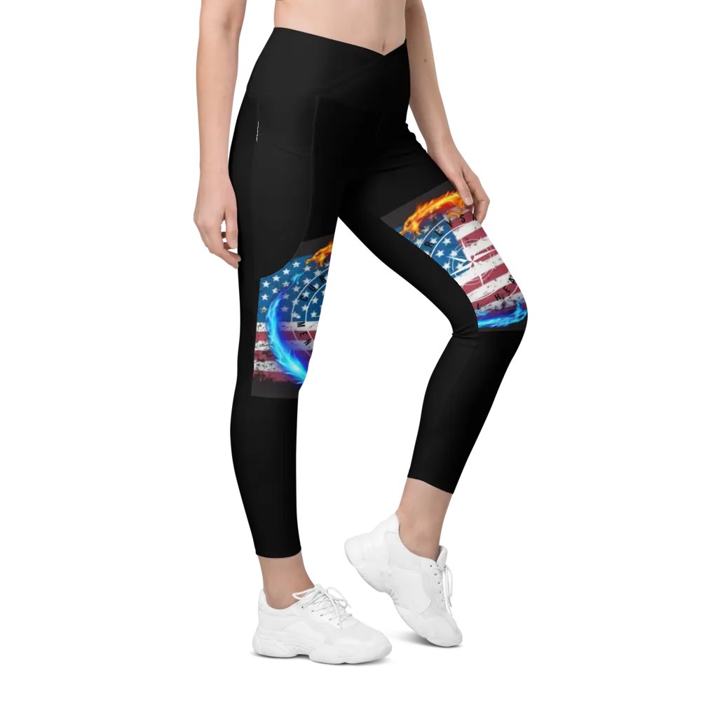 Leggings w pockets black product image (4)